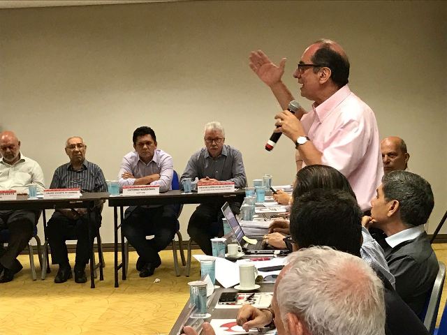Presidente da Federação participa de reunião da UGT sobre reforma trabalhista